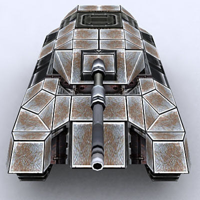 Sci-Fi Tanks collection Low-poly 3D model_88
