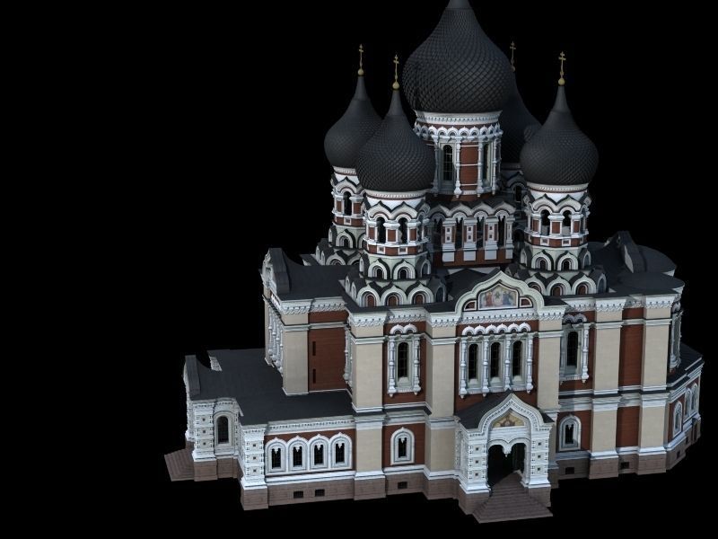 Alexander Nevsky Cathedral - Tallinn 3D model_4