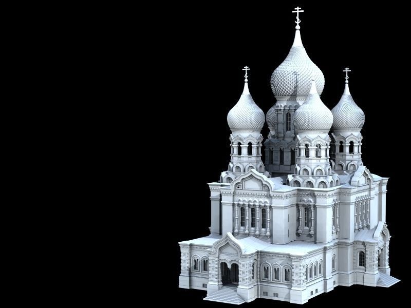 Alexander Nevsky Cathedral - Tallinn 3D model_9