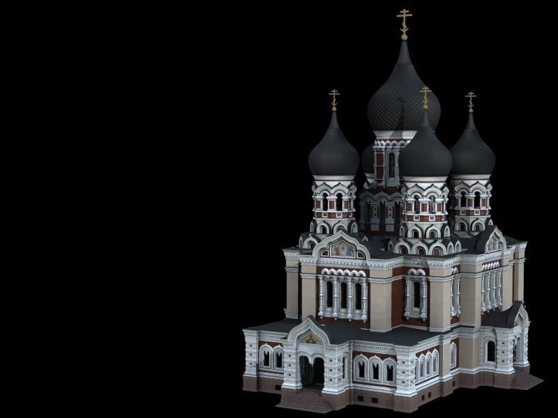 Alexander Nevsky Cathedral - Tallinn 3D model_3