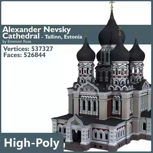 Alexander Nevsky Cathedral - Tallinn 3D model