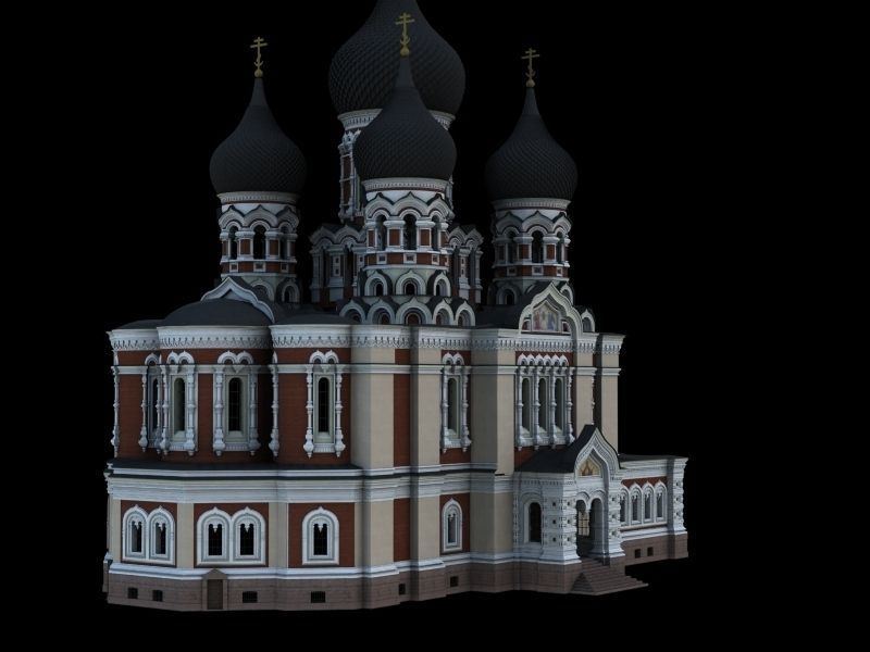 Alexander Nevsky Cathedral - Tallinn 3D model_1