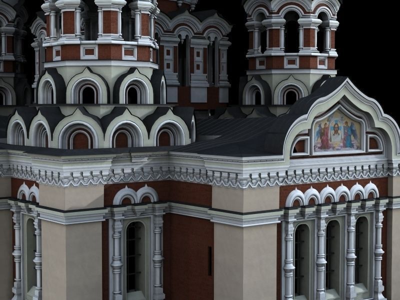 Alexander Nevsky Cathedral - Tallinn 3D model_7