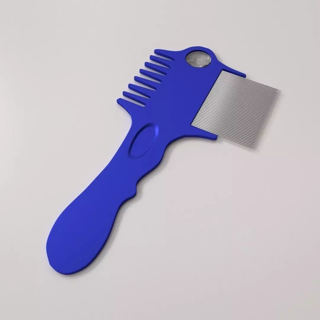 Lice Comb v2 3D model_0