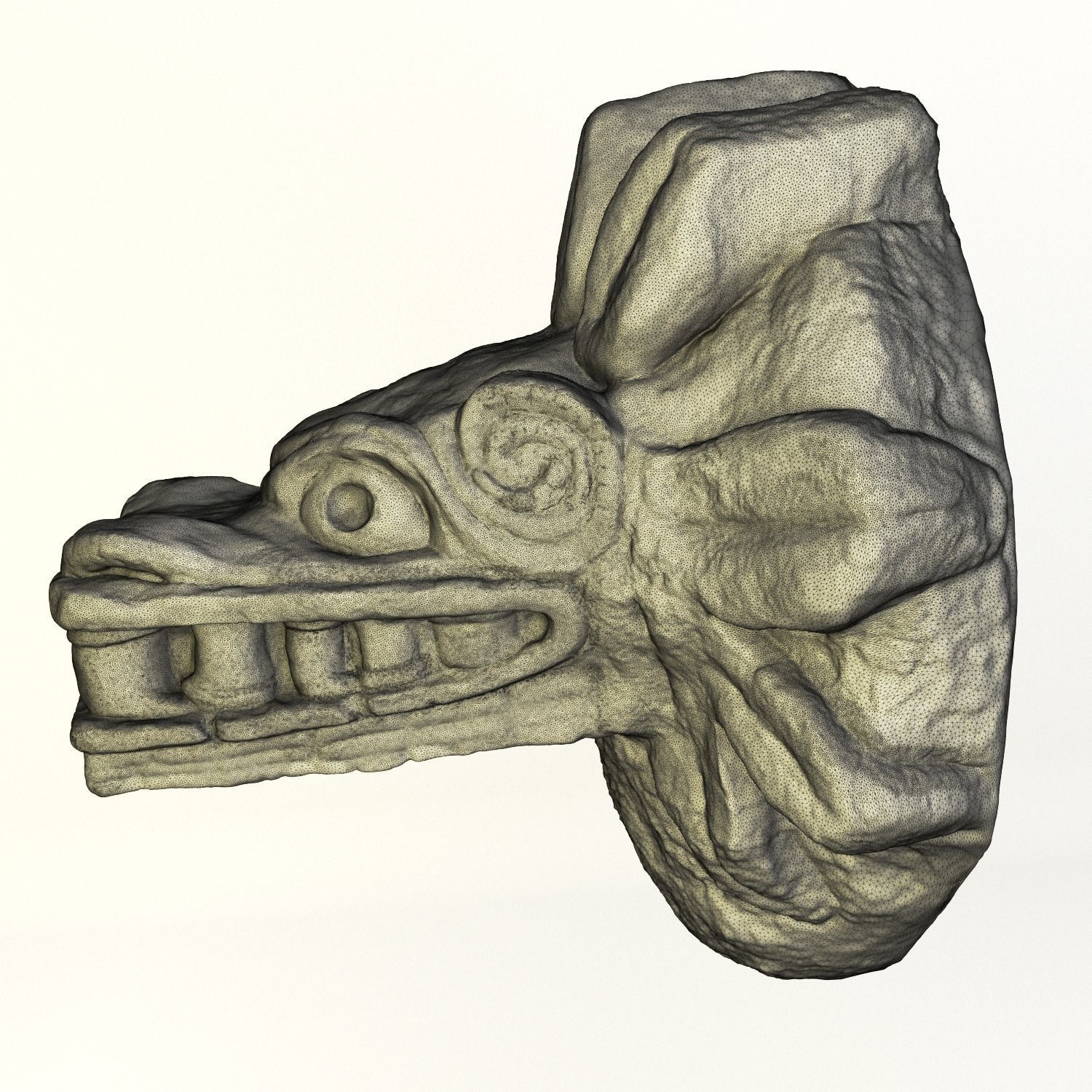 Mayan Sculpture 3D print model_4