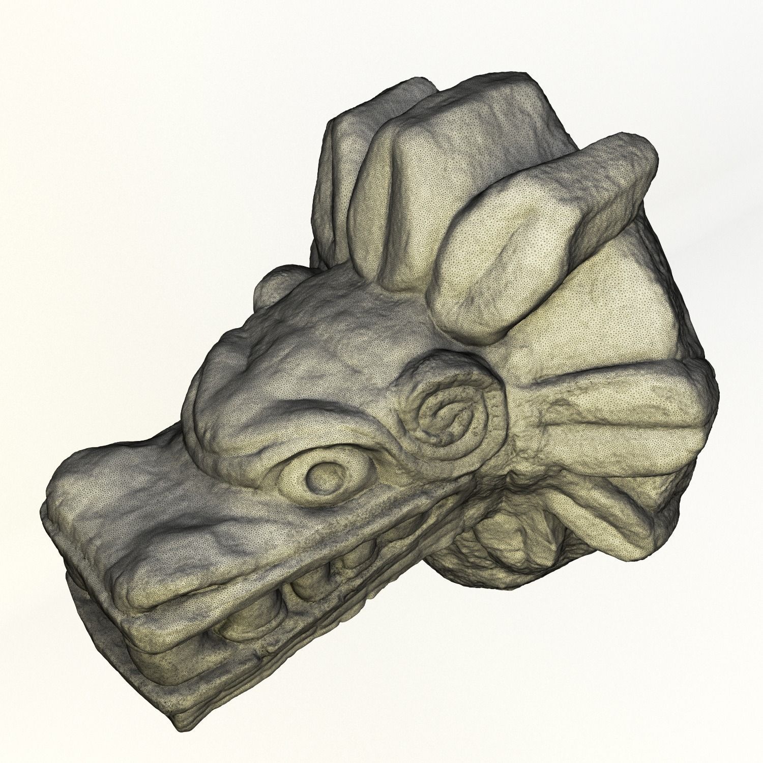Mayan Sculpture 3D print model_2