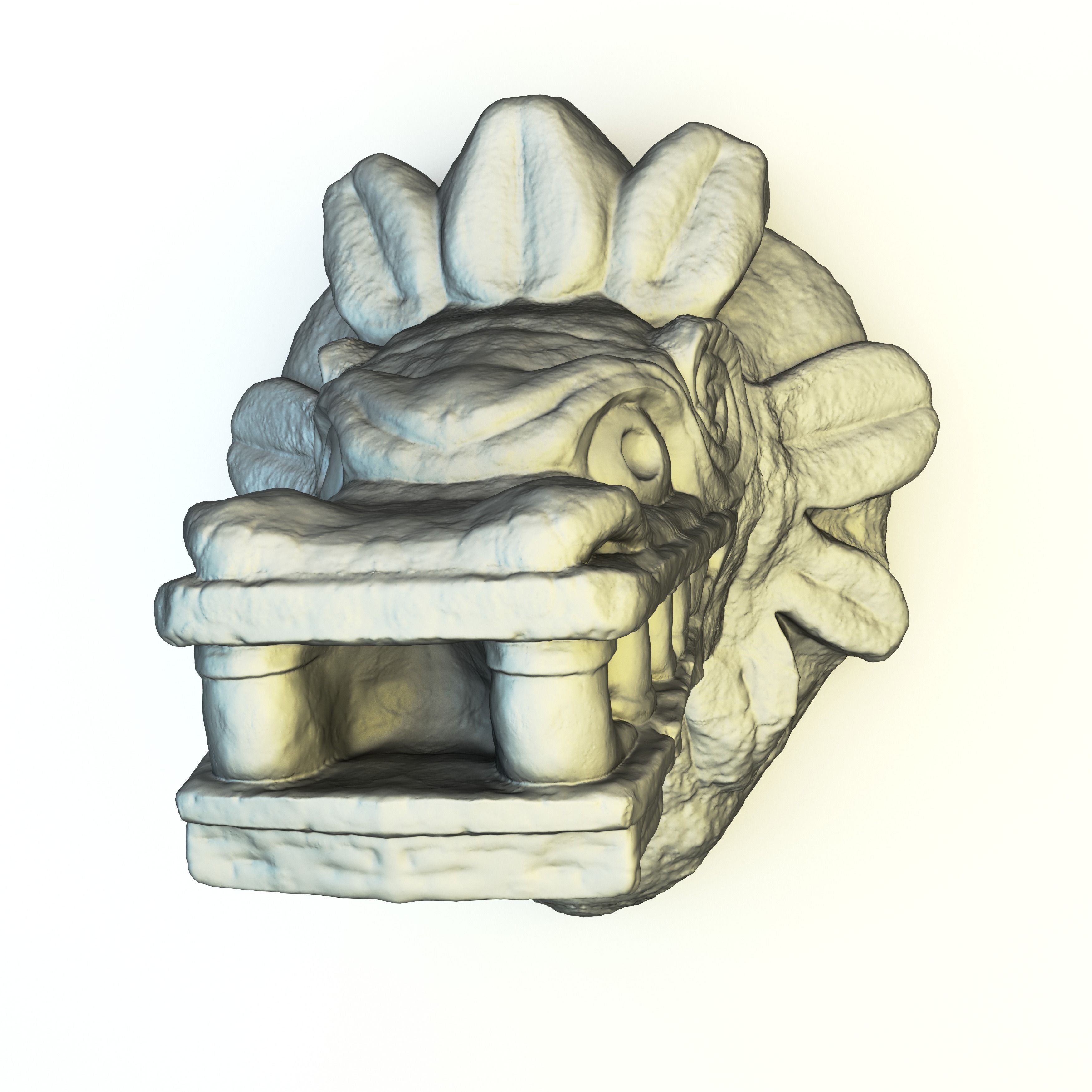 Mayan Sculpture 3D print model_0