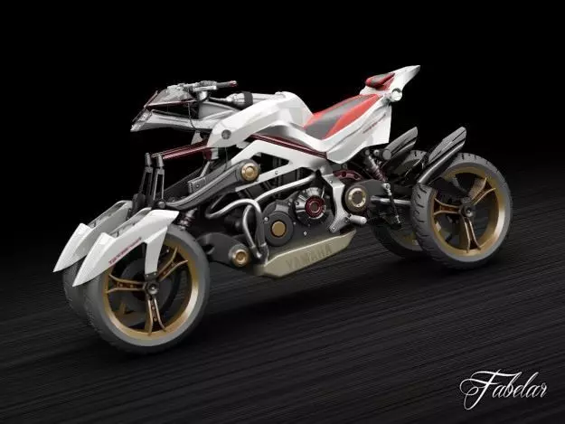 Yamaha Tesseract 3D model_0