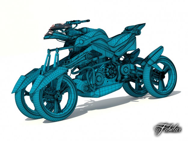Yamaha Tesseract 3D model_7