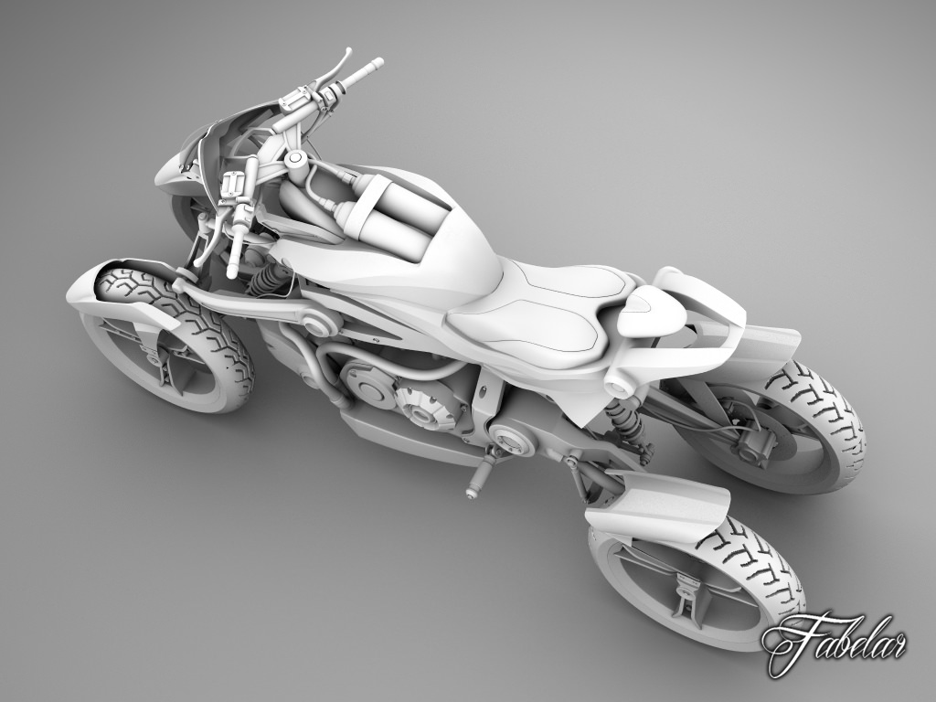 Yamaha Tesseract 3D model_16
