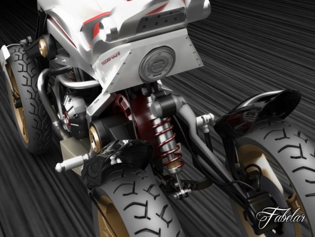 Yamaha Tesseract 3D model_5