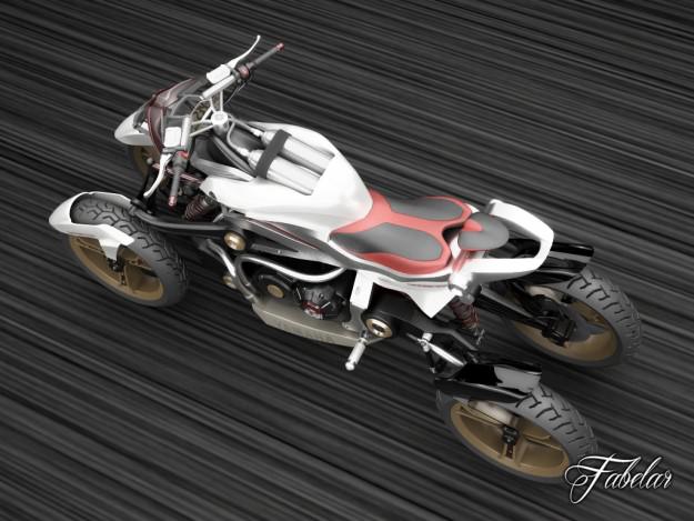 Yamaha Tesseract 3D model_3