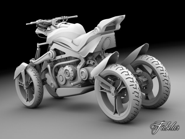 Yamaha Tesseract 3D model_12