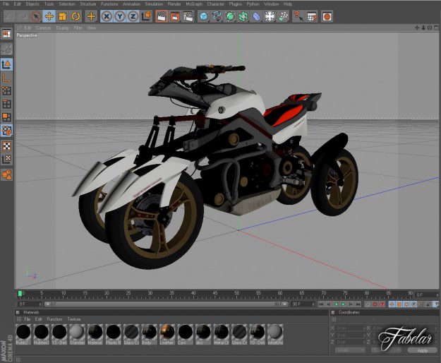 Yamaha Tesseract 3D model_9