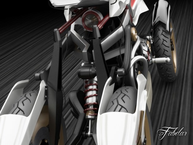 Yamaha Tesseract 3D model_4