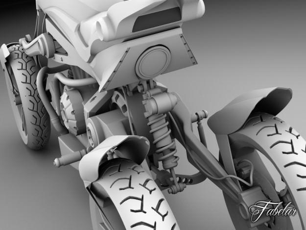 Yamaha Tesseract 3D model_13