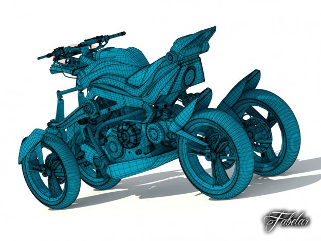 Yamaha Tesseract 3D model_8