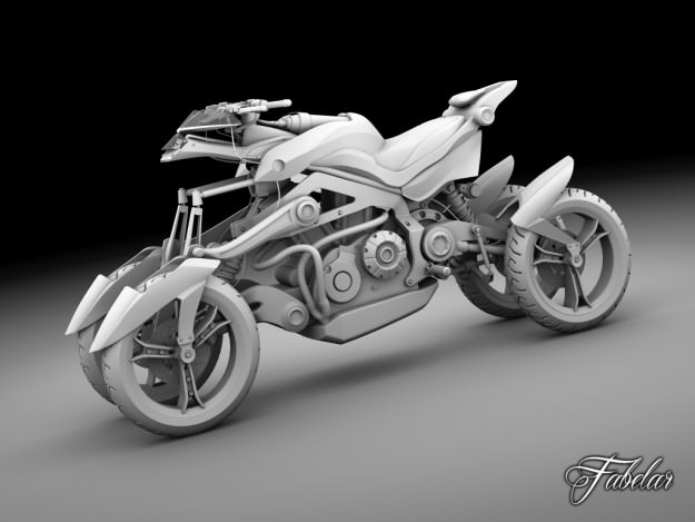 Yamaha Tesseract 3D model_10