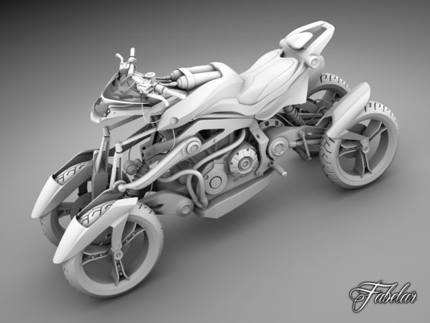 Yamaha Tesseract 3D model_14