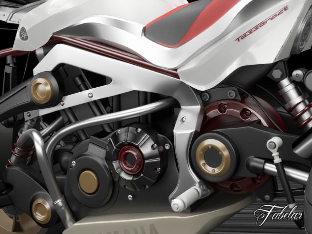 Yamaha Tesseract 3D model_6