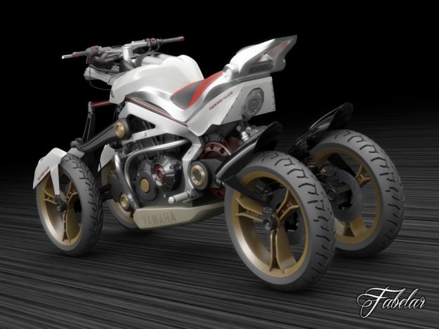 Yamaha Tesseract 3D model_1