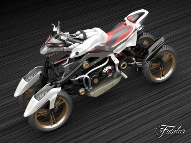 Yamaha Tesseract 3D model_2