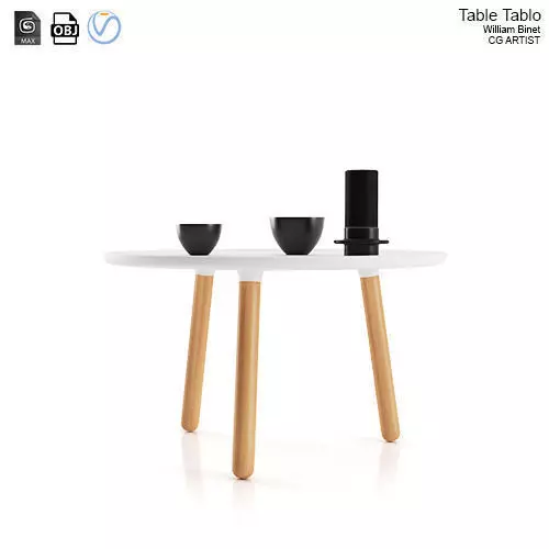Table Tablo Free 3D model
