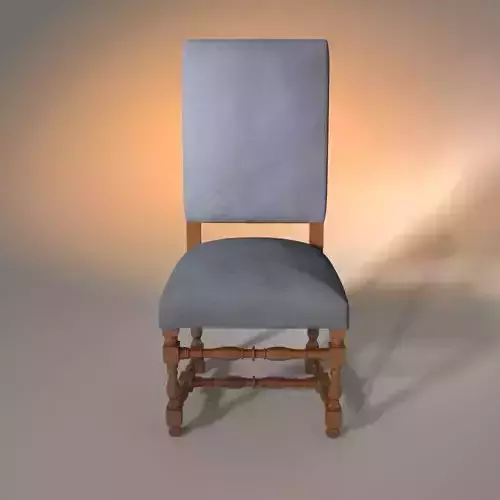 RESTORATION HARDWARE English baroque upholstered side chair 1890