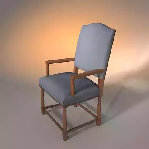 RESTORATION HARDWARE Empire Camelback upholstered armchair