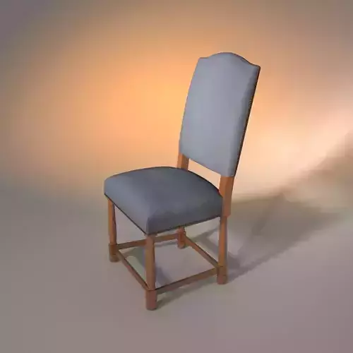 RESTORATION HARDWARE Empire camel back upholstered side chair