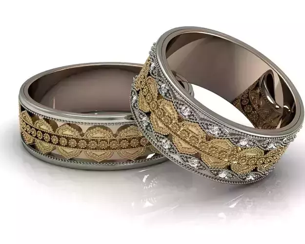 Engagement rings with balls