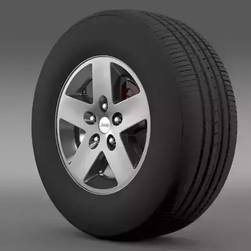 Jeep Wrangler Rubicon wheel