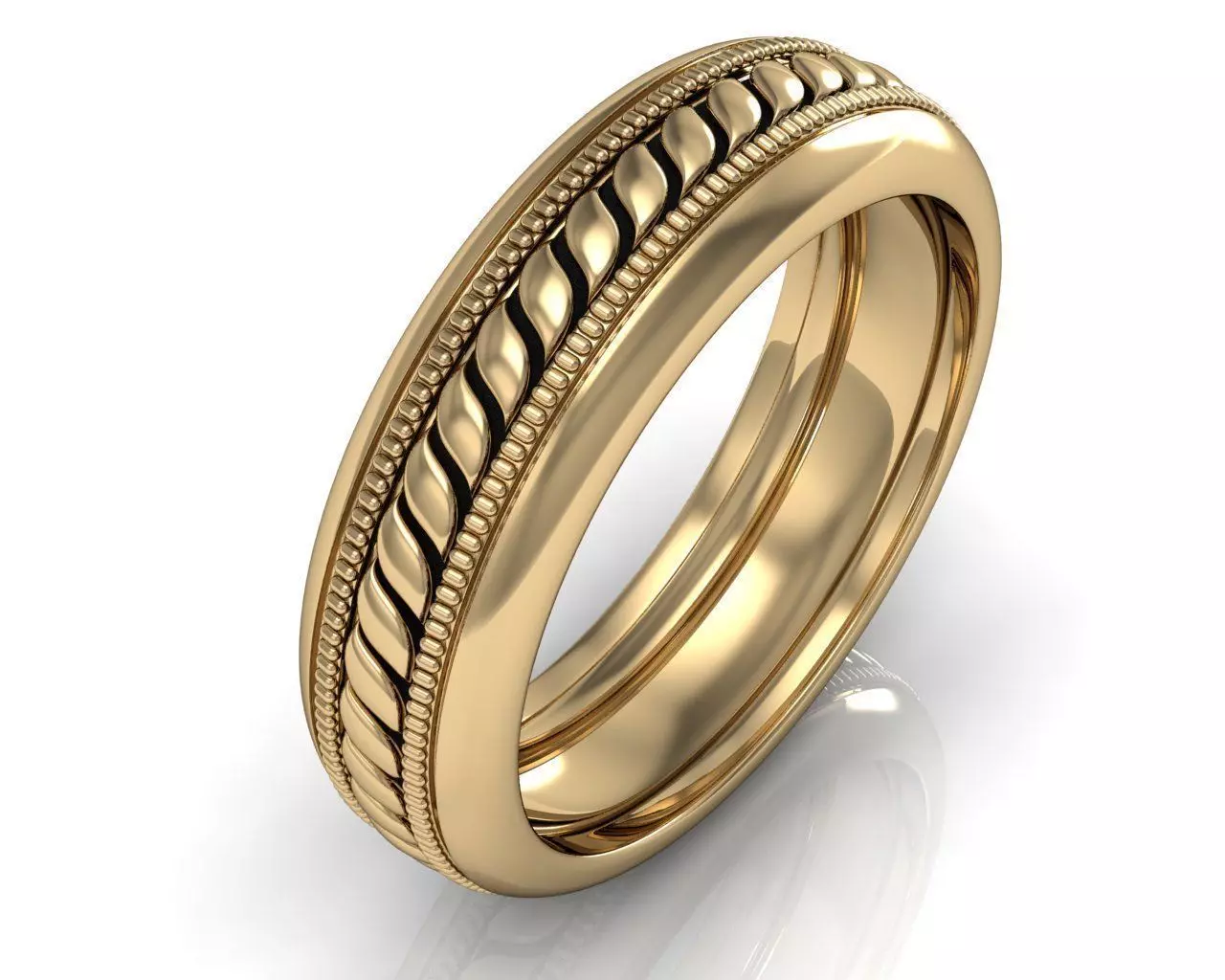 ring twist 3D print model