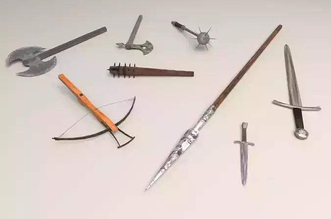 medieval weapons pack