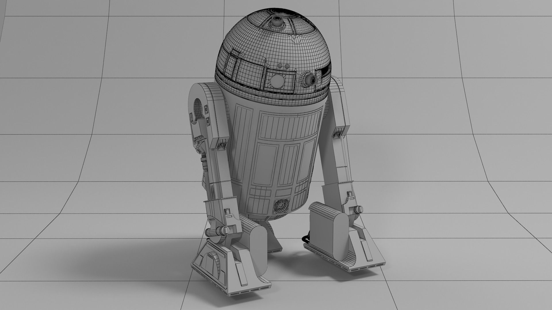 Realistic R2-D2 3D Model .max .obj - CGTrader.com