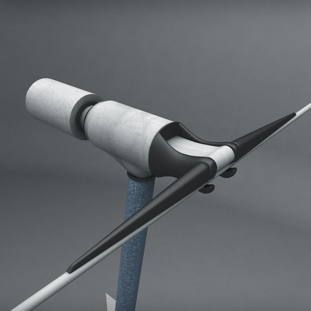 Ski lift mountain winter pack 3D model_29