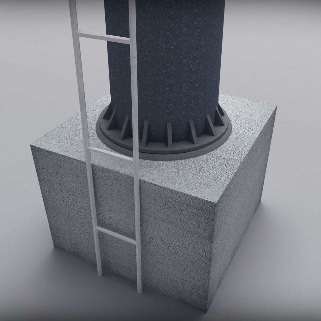 Ski lift mountain winter pack 3D model_48