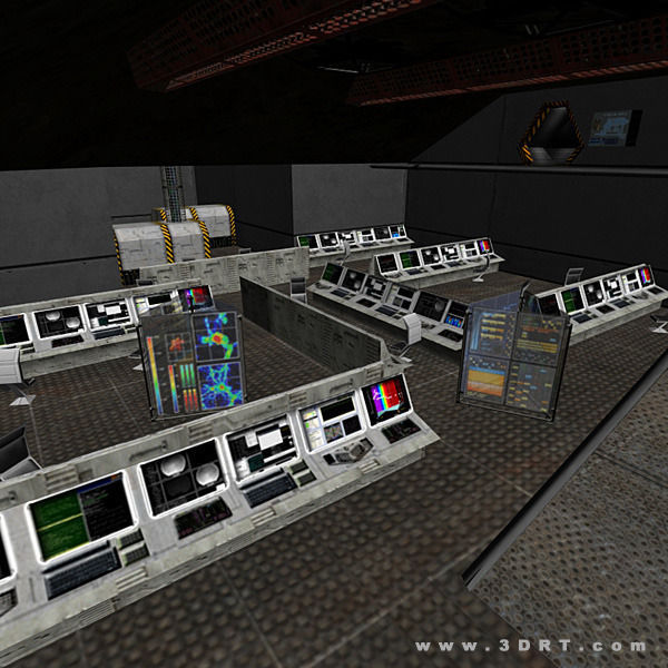 Science labs pack Low-poly 3D model_4