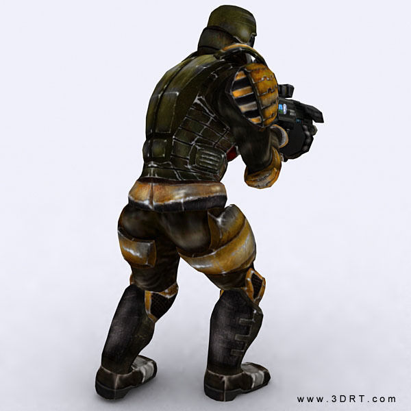 Josh elite trooper Low-poly 3D model_11
