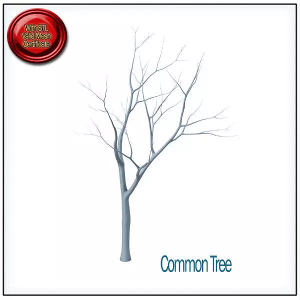 Common Tree STL Printable 3D print model_0