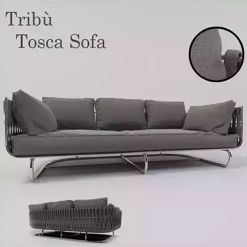 Tribu Tosca Sofa 3D model