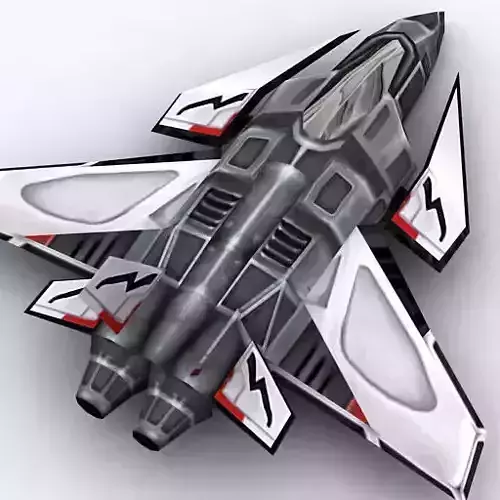 Sci-Fi fighters pack Low-poly 3D model