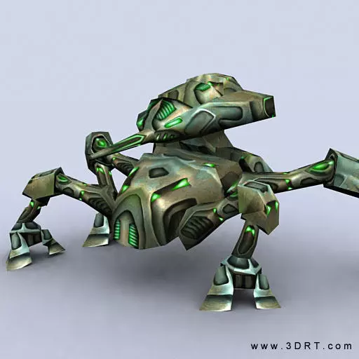 3DRT - Mech Crawlers Pack Low-poly 3D model_0