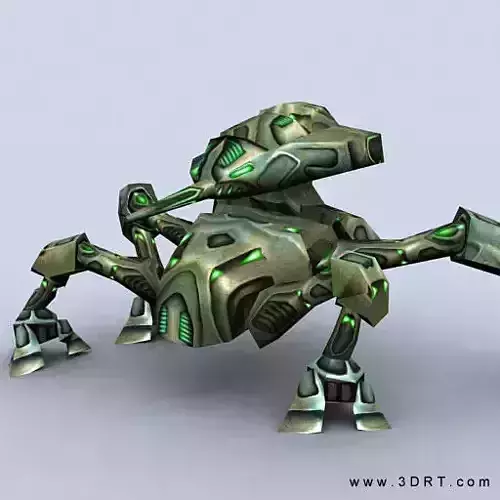 3DRT - Mech Crawlers Pack Low-poly 3D model