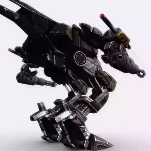 Mech walker - 02 Low-poly 3D model