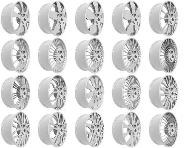 20 Wheel Rims 001-020