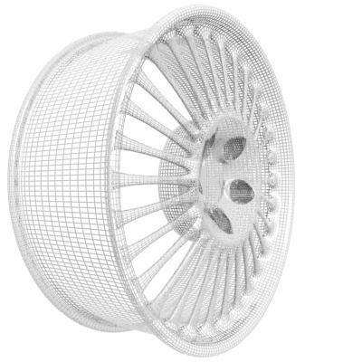 20 Wheel Rims 001-020 3D model_12