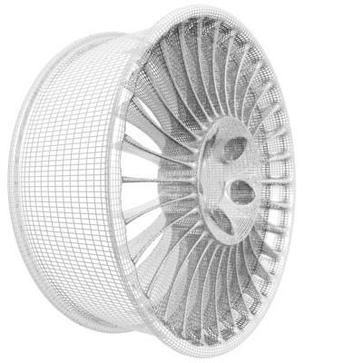 20 Wheel Rims 001-020 3D model_40