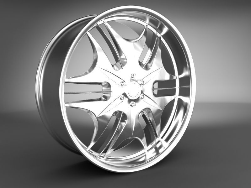 10 Wheel Rims 021-030 3D model_1