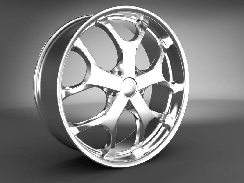 10 Wheel Rims 021-030 3D model_6